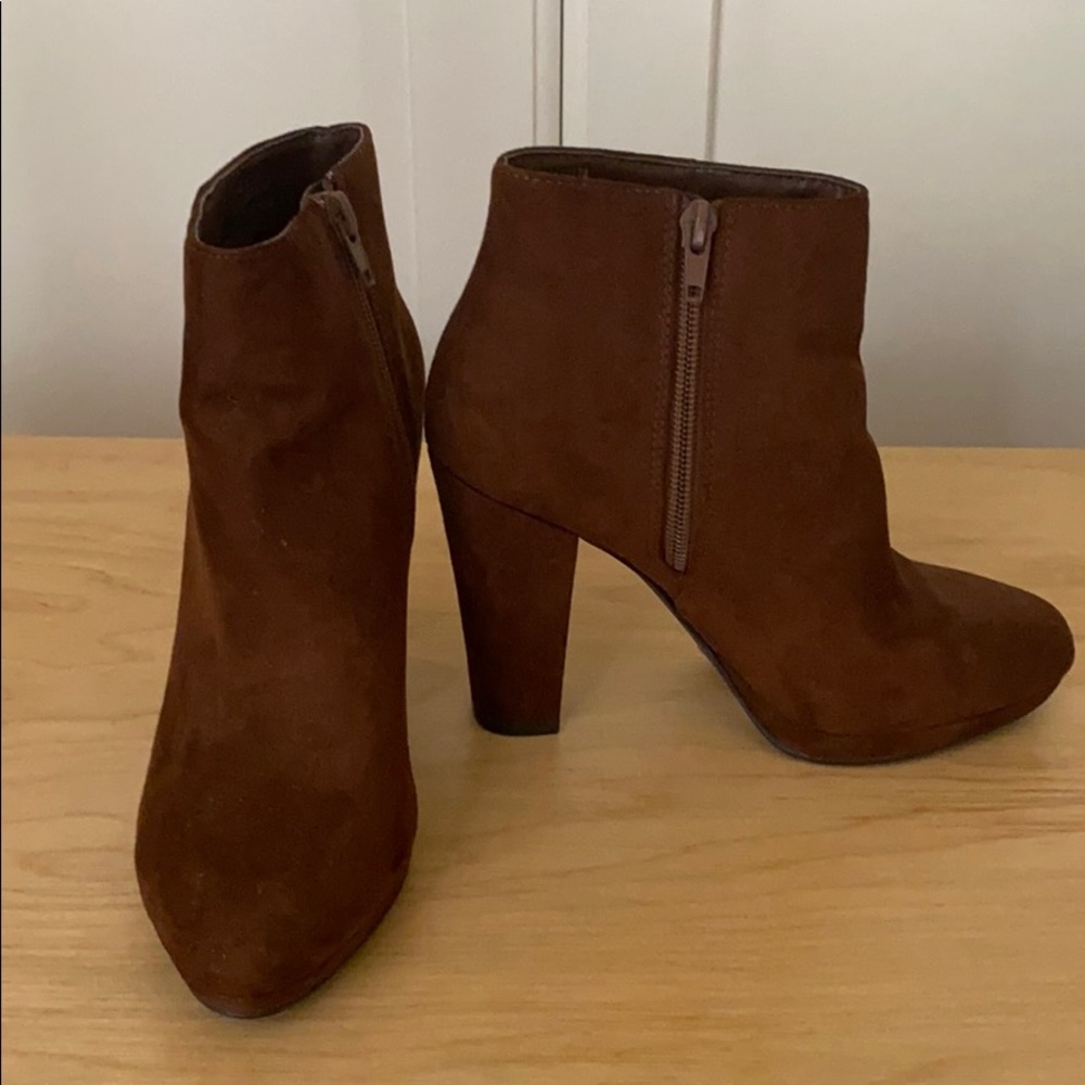 COPY - Forever 21 - Brown Platform Boots, Size 5.5
